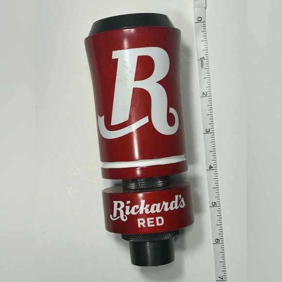 Molson's Rickard's  Red Ale Draught Tap Draft Handle - Picture 2 of 10